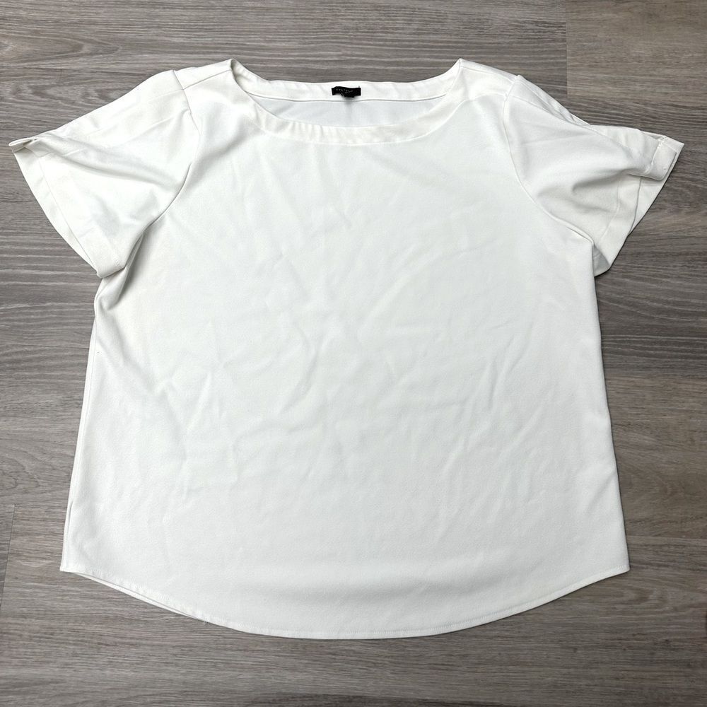 Ann Taylor XXL WHITE BLOUSE